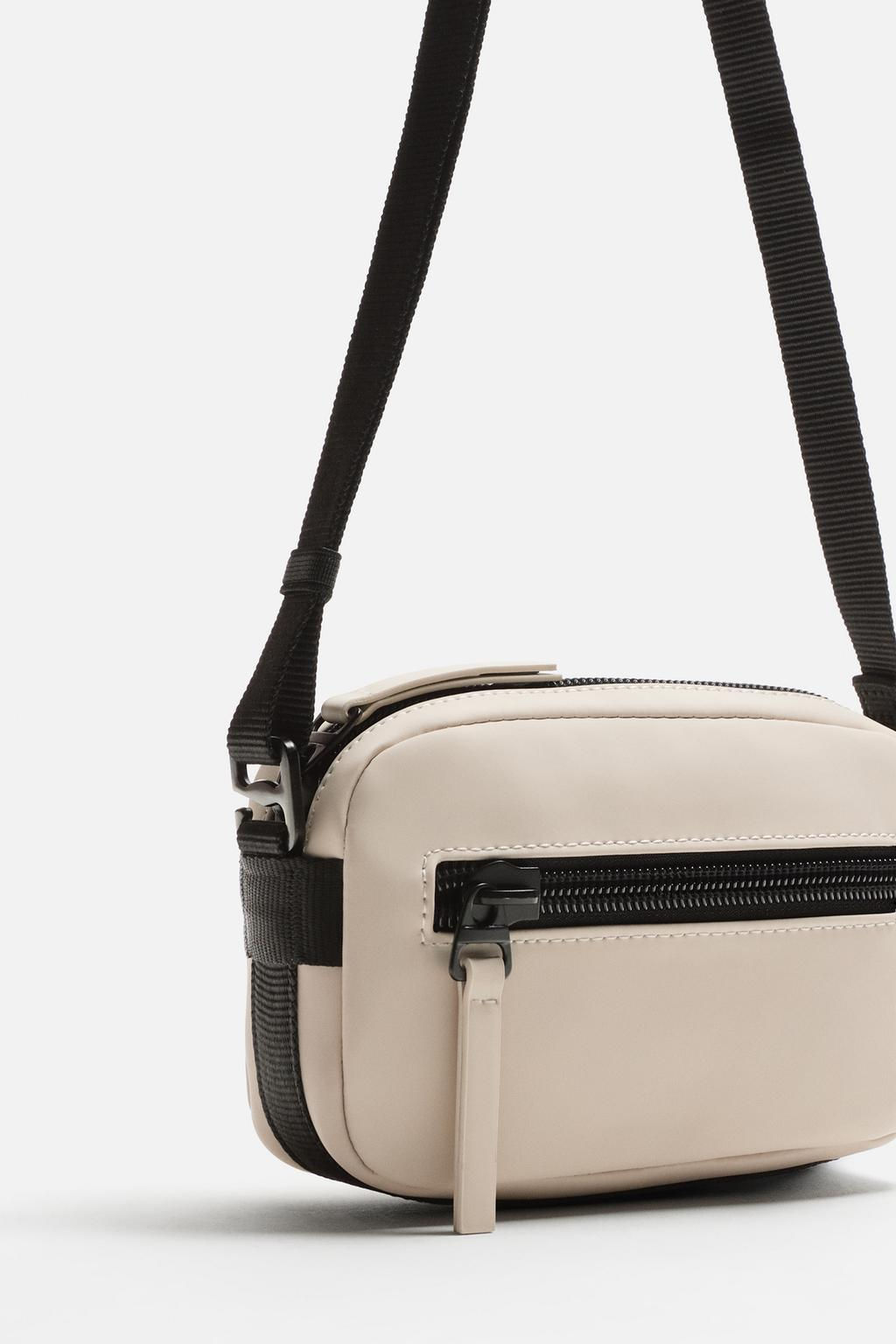 RUBBERISED CROSSBODY BAG - Zara фото 6