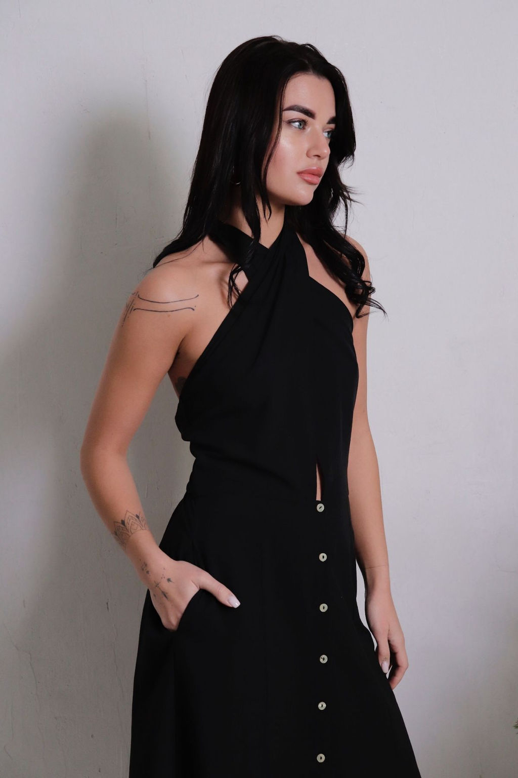 11436 Платье чёрное - Martichelli фото 7