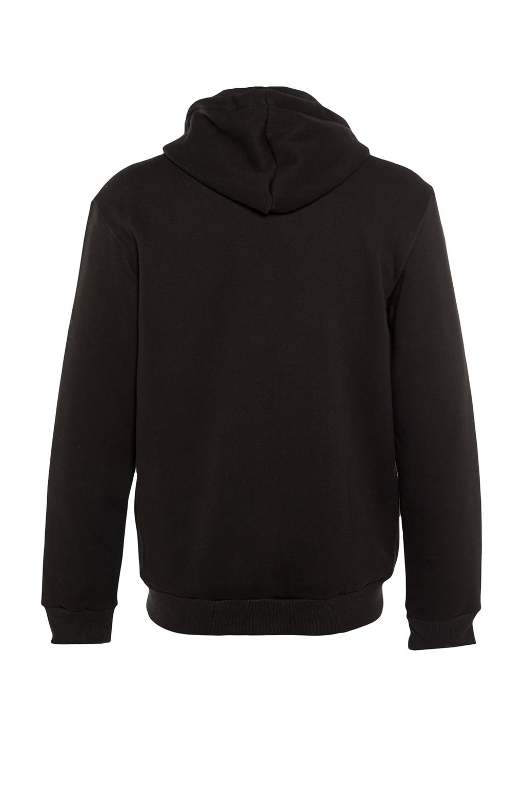 TRENDYOL MAN Siyah Regular/Normal Kesim Kapusonlu Slogan Bask?l? Ici Polar/S?cak Tutan Sweatshirt TMNAW23SW00227 - Trendyolmilla фото 16