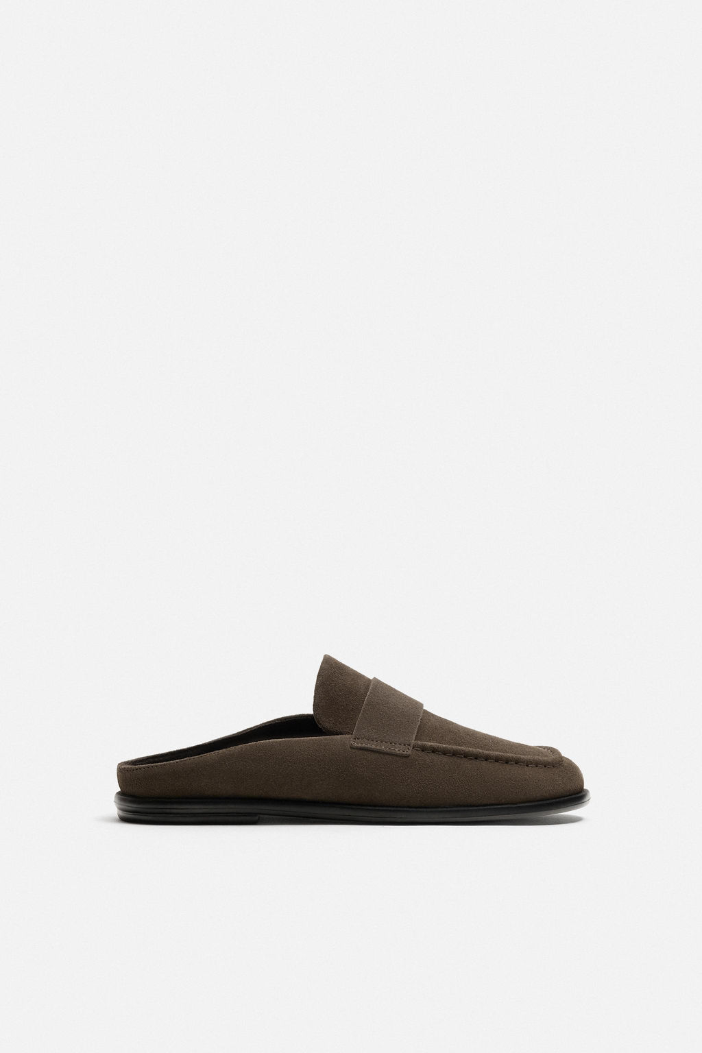 LEATHER SLINGBACK LOAFERS - Zara фото 4