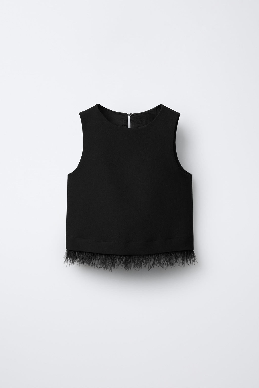 TOP WITH DETACHABLE FEATHER APPLIQU_