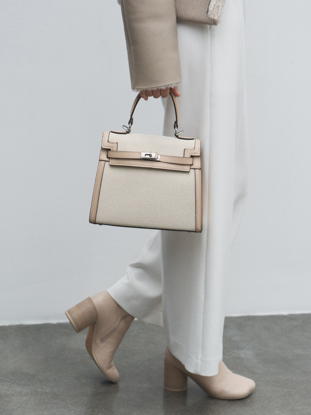 Женская сумка с ручками TENDANCE Артикул 4015769, бежевый  фото 11