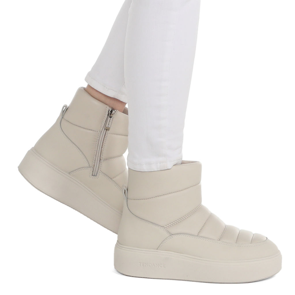 Женские дутики TENDANCE Артикул 3795609, молочно-белый
