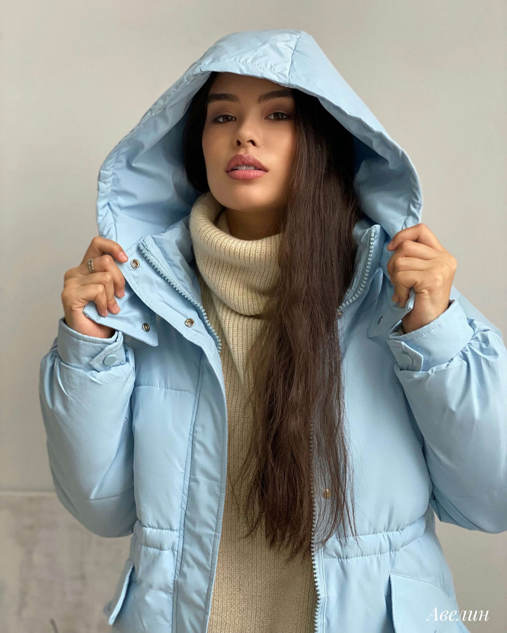 Куртка Авелин (голубой) - Nadi bordo фото 3