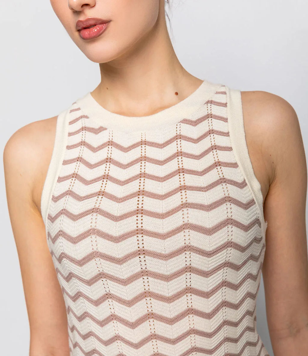 Топ #КТ1660 (1), молочный,пудровый