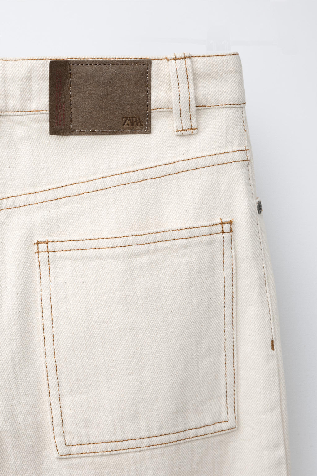 JEANS BAGGY ESTRUCTURA / Crudo - Zara фото 5