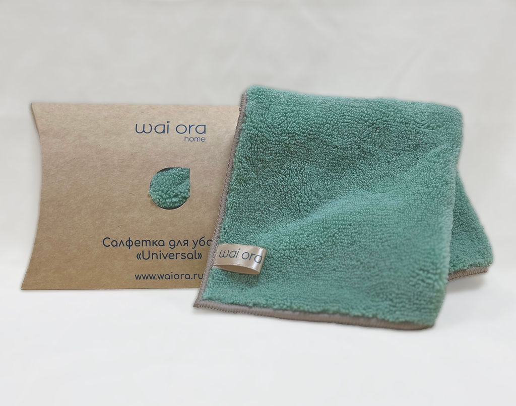 Салфетка для уборки Universal (Зеленый чай) - Wai ora фото 6