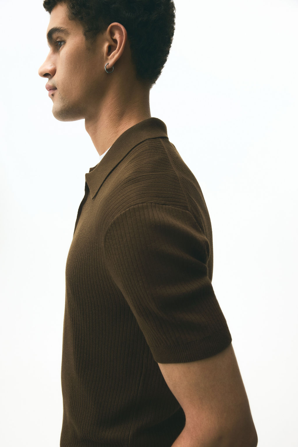 Polo con media cremallera Slim Fit - H&m фото 10