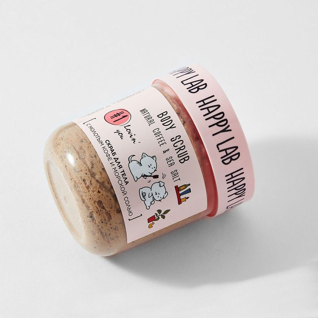 Happy Lab Скраб для тела / Lovin you, 240 г 5226  фото 4