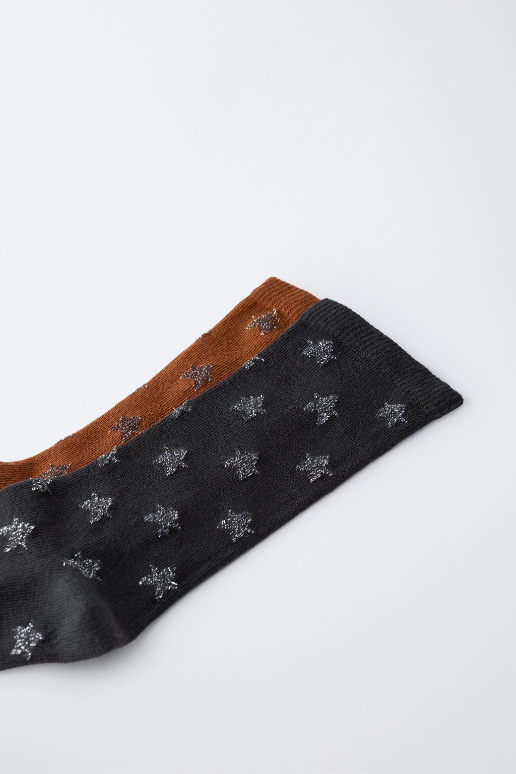 2-PACK OF LONG GLITTER STAR SOCKS - Zara фото 2