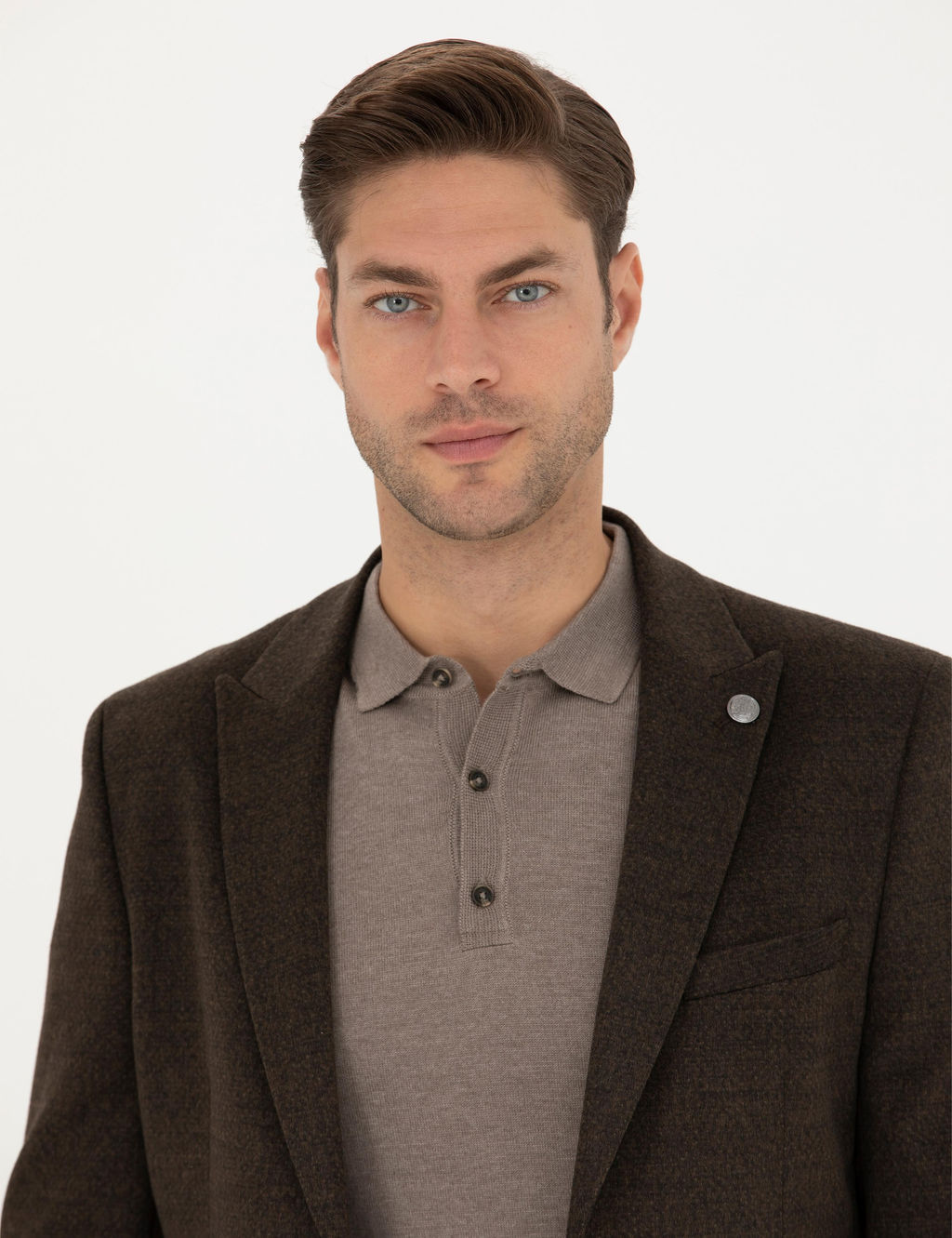 Kahverengi Ekstra Slim Fit Ceket