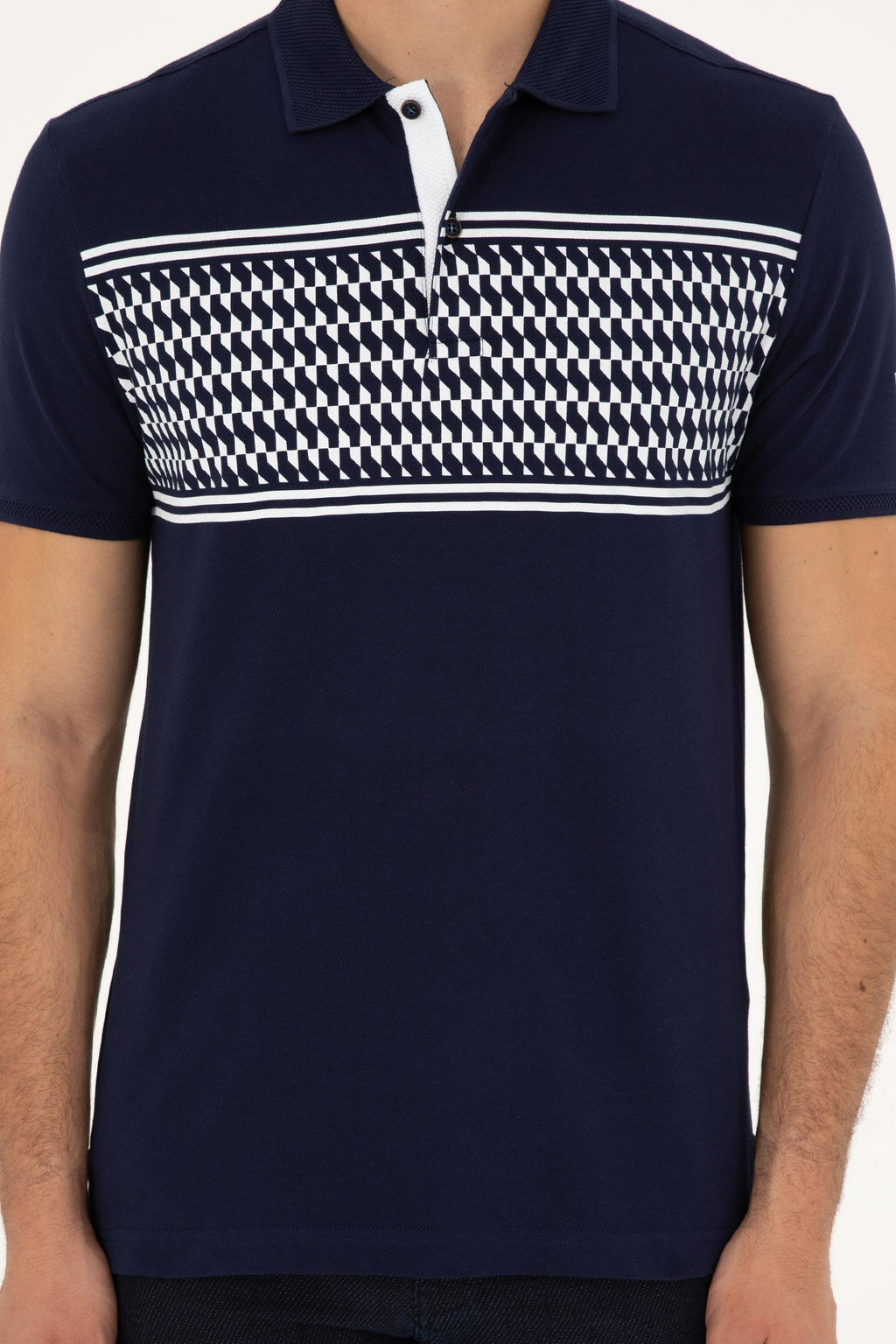 U. S. Polo Assn / Мужская темно-синяя футболка - U.s. polo assn фото 13