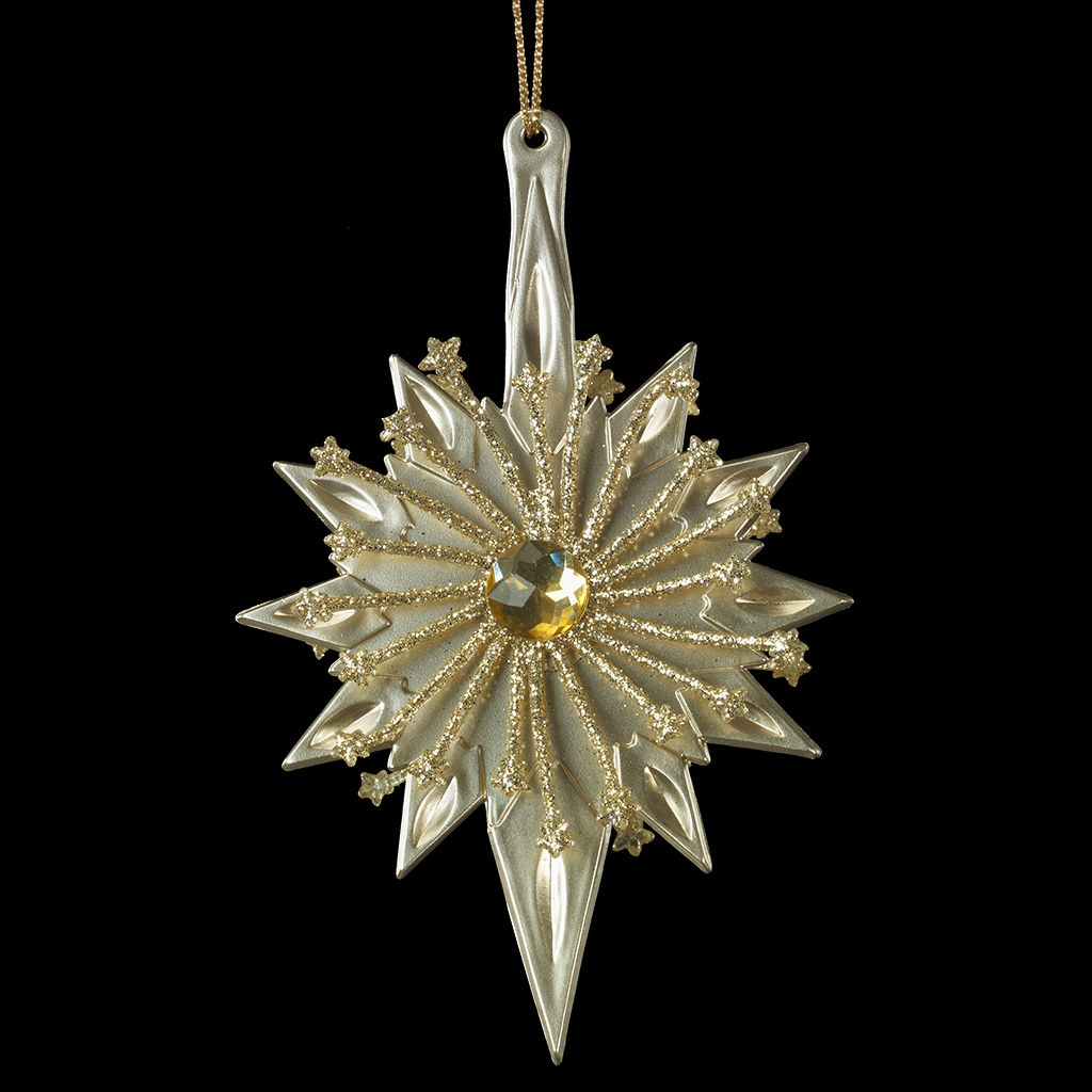 Цена за 1 шт. Украшение ErichKrause Золотая льдинка 15см