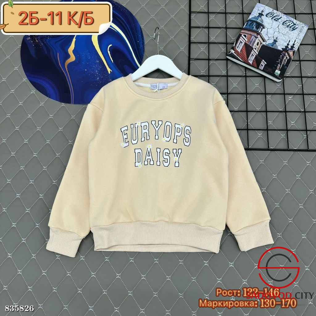 Кофта для девочки с рисунком