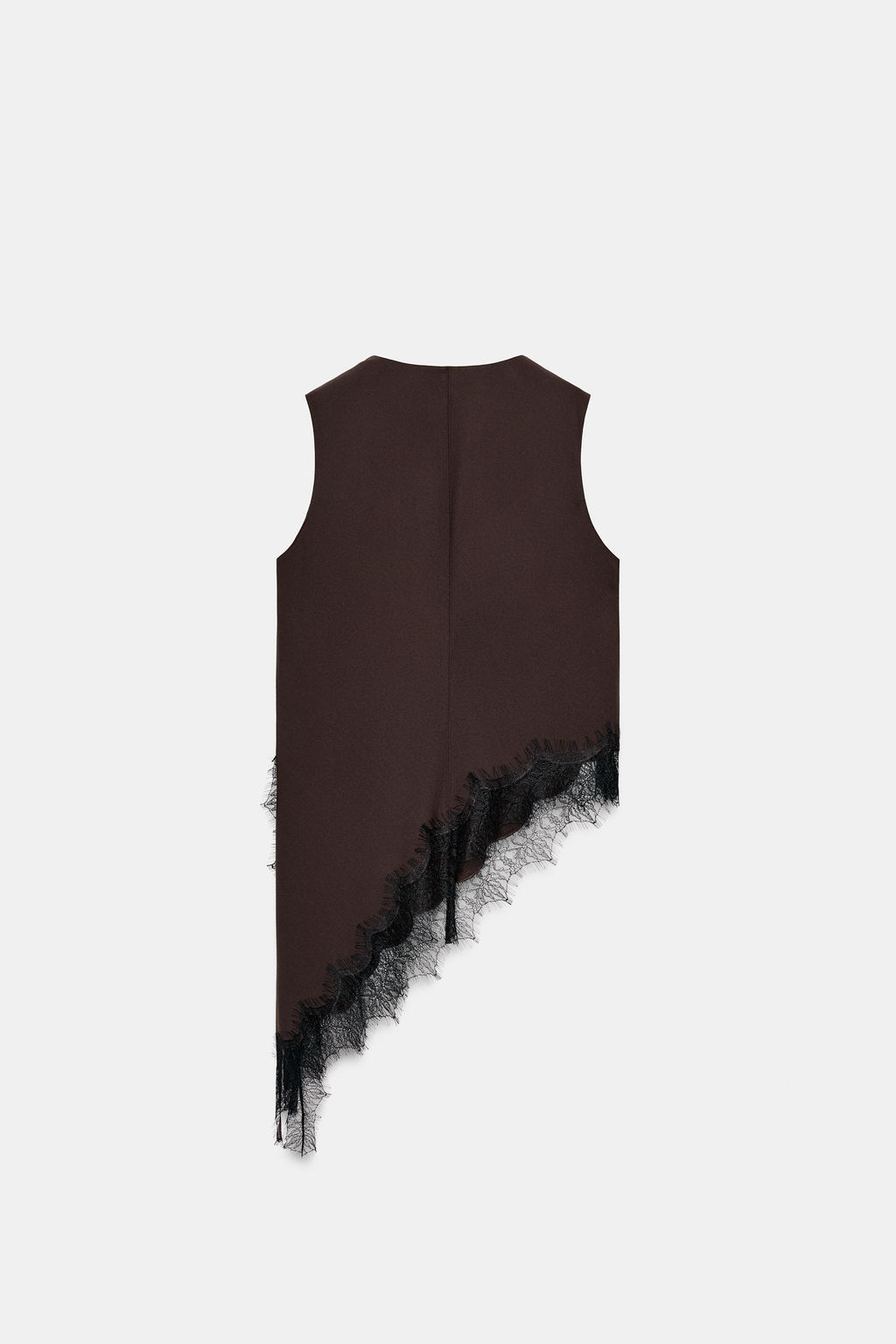 ASYMMETRIC LACE TOP - Zara фото 9