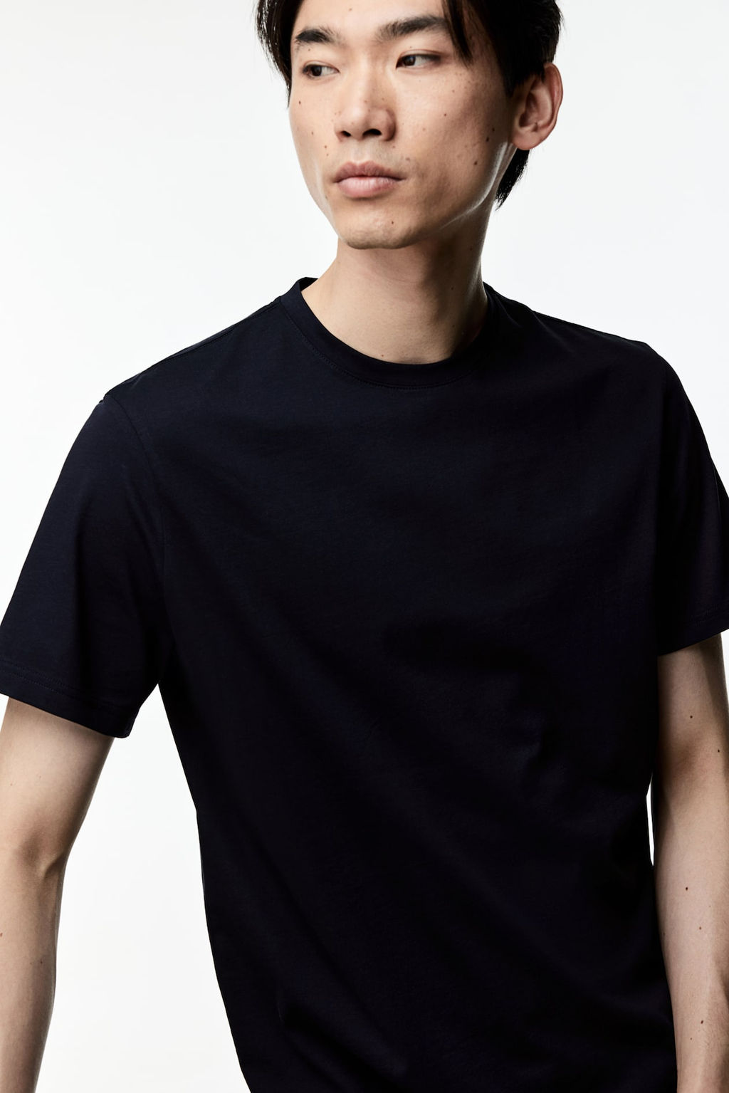 Camiseta en algodon pima Slim Fit - H&m фото 5