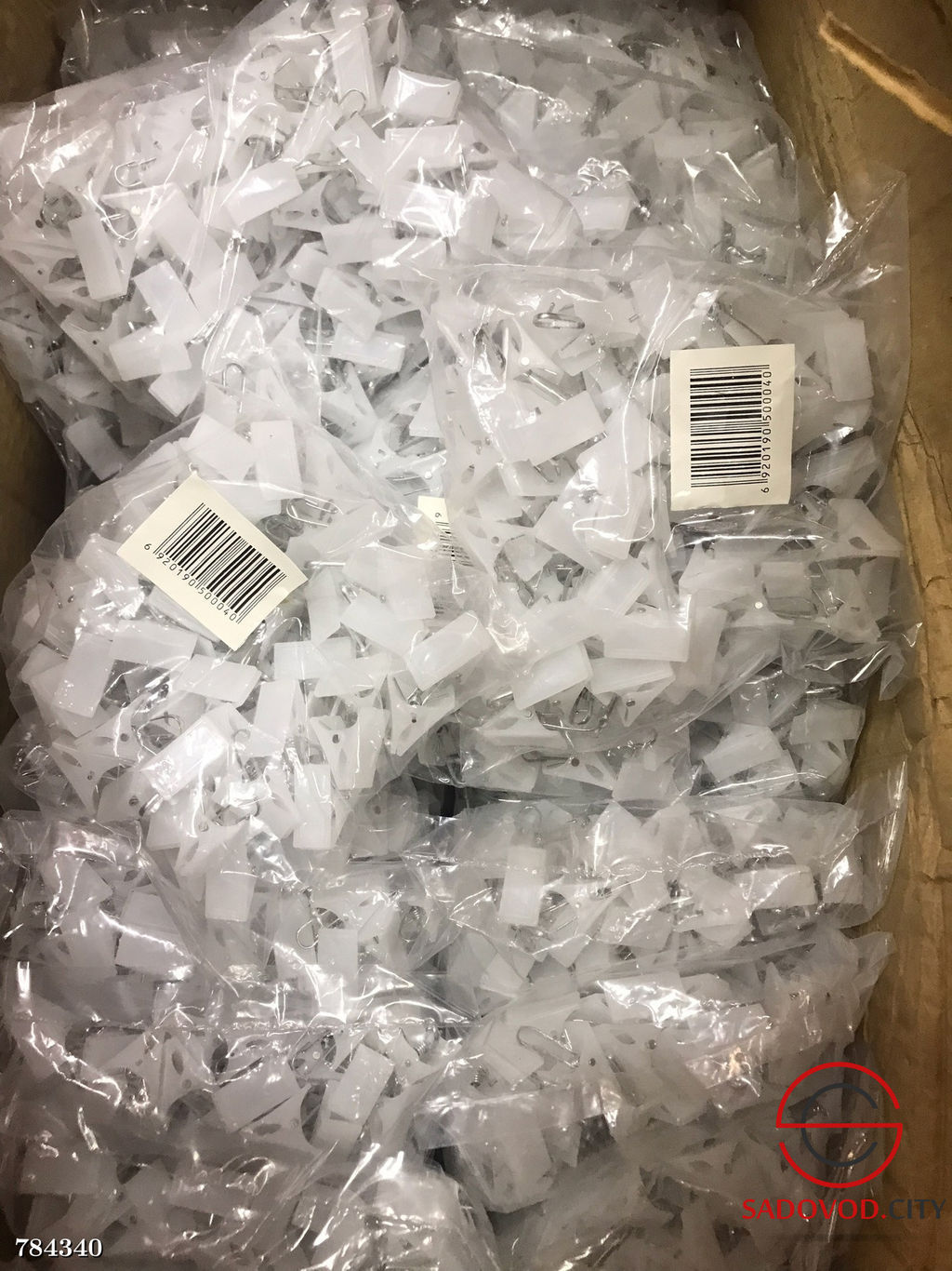 Зажимы пластиковые для штор 100 шт