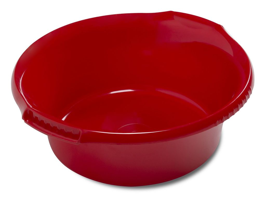Таз 12л ВОДОЛЕЙ круглый Красный
