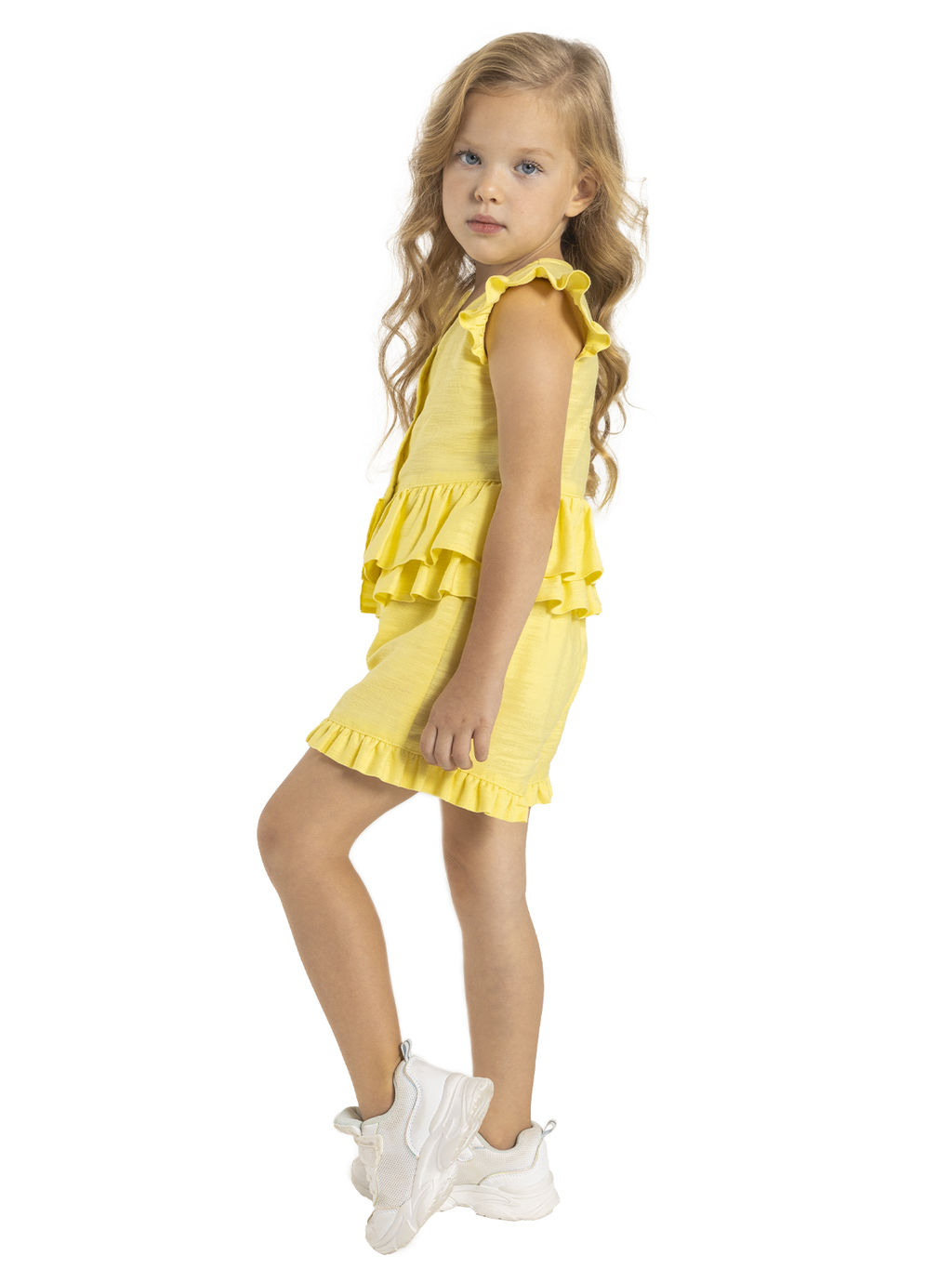 Комп.:блузка,шорты для девочки О56863 - Карамелли фото 6