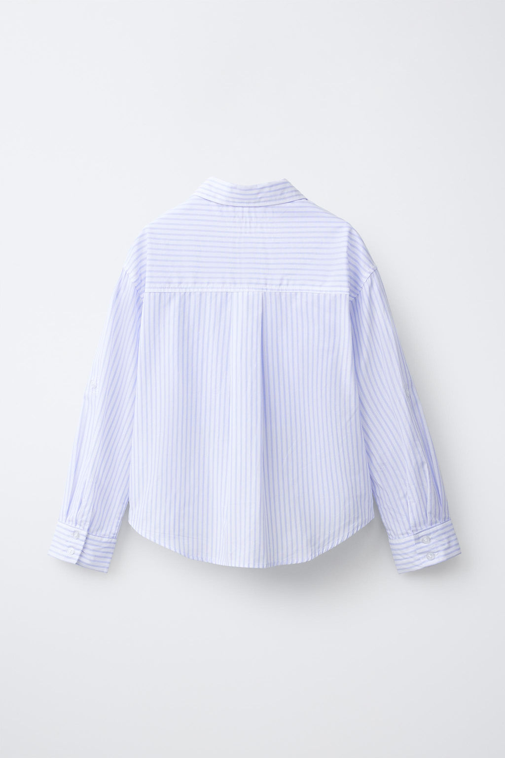 PACK CAMISA RAYAS Y CAMISETA RIB BORDADA / Azul - Zara фото 4