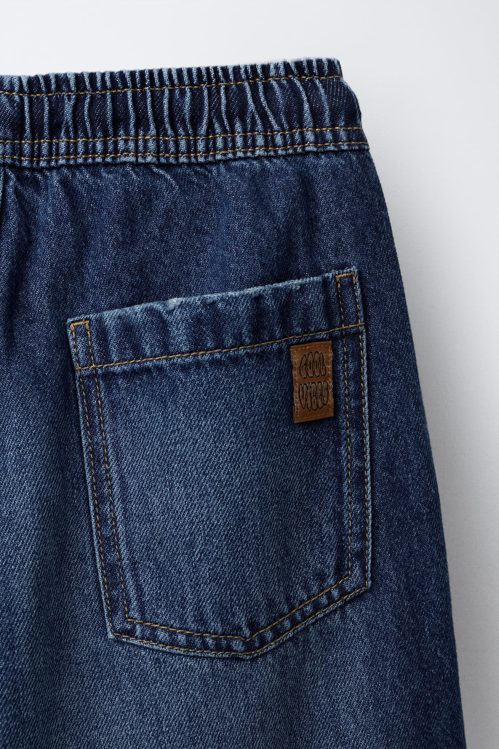 BAGGY JEANS WITH LABEL - Zara фото 4
