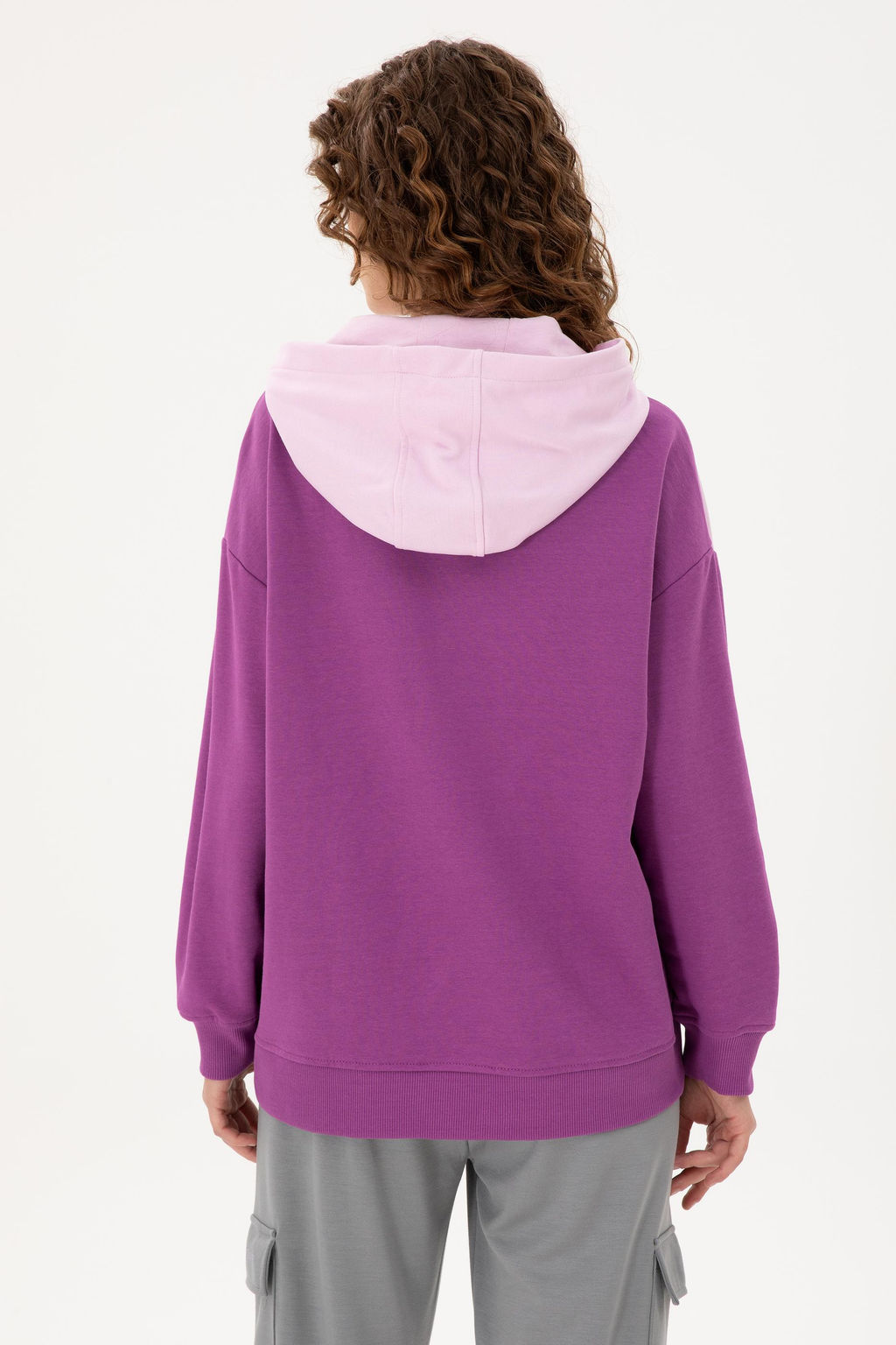 Женский фиолетовый свитшот Неожиданная скидка в корзине - U.s. polo assn фото 12