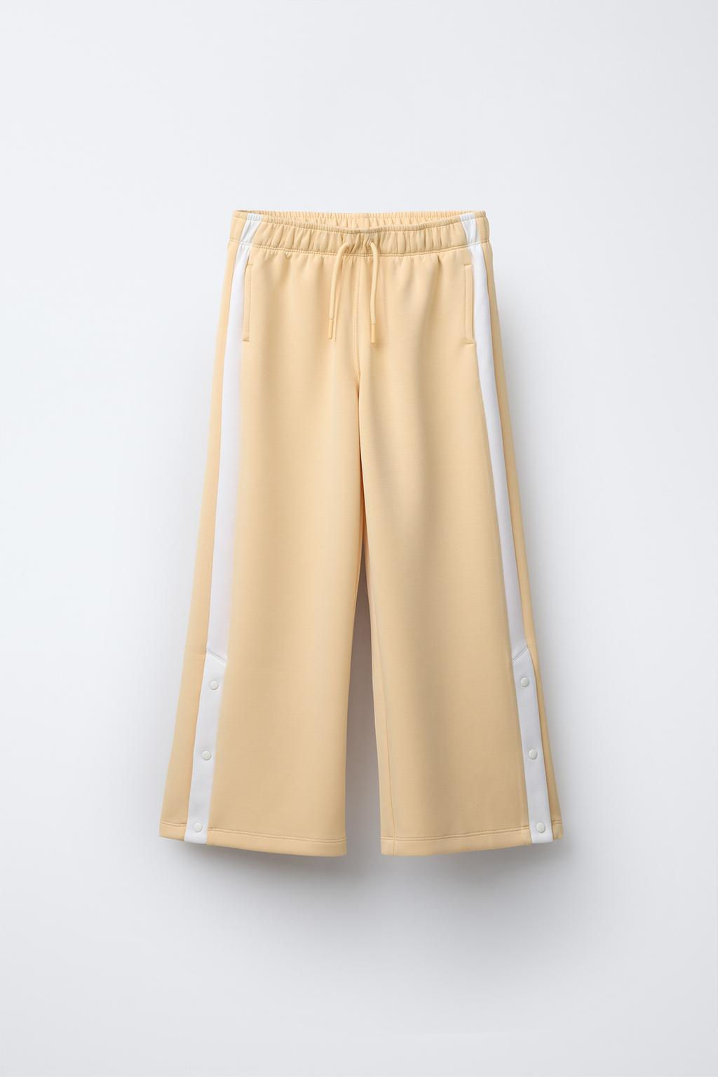 MODAL WIDE-LEG TROUSERS