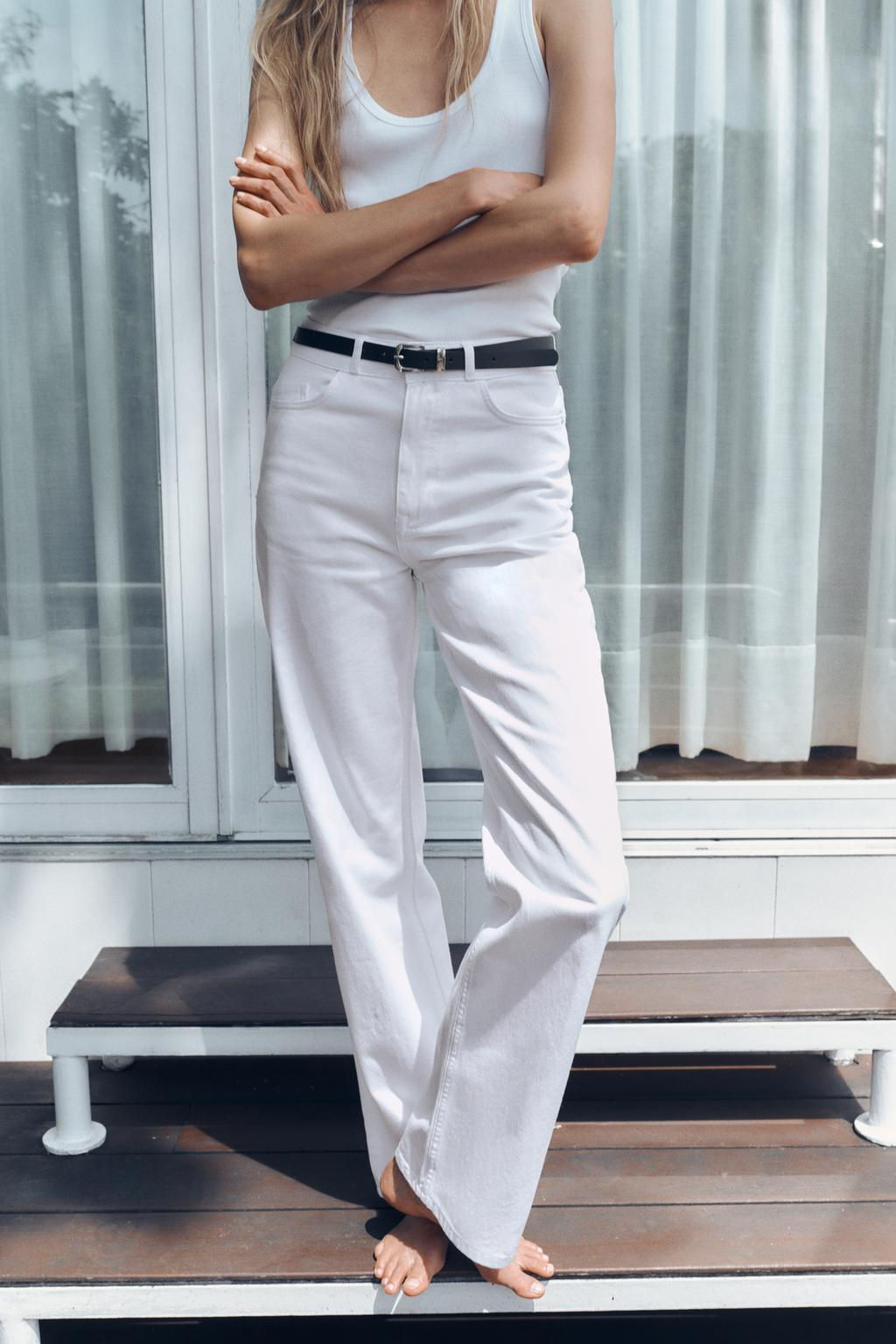 JEANS Z1975 STRAIGHT HIGH-WAIST FULL LENGTH - Zara фото 2