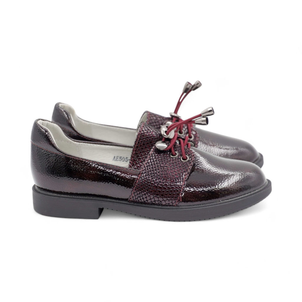Туфли АЕ505-35 бордовые - Ирина фото 2