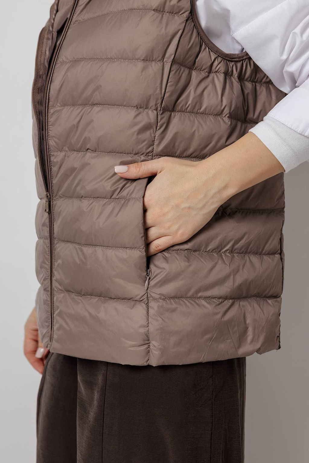 Жилет женский 2001/01/Мокко