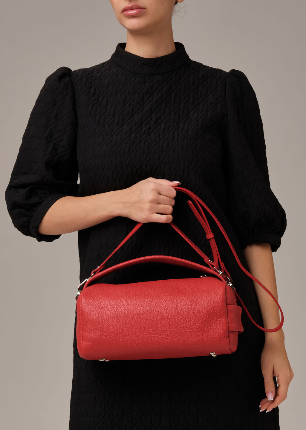 Кожаная сумка Solea DBR 31365 красный  фото 3