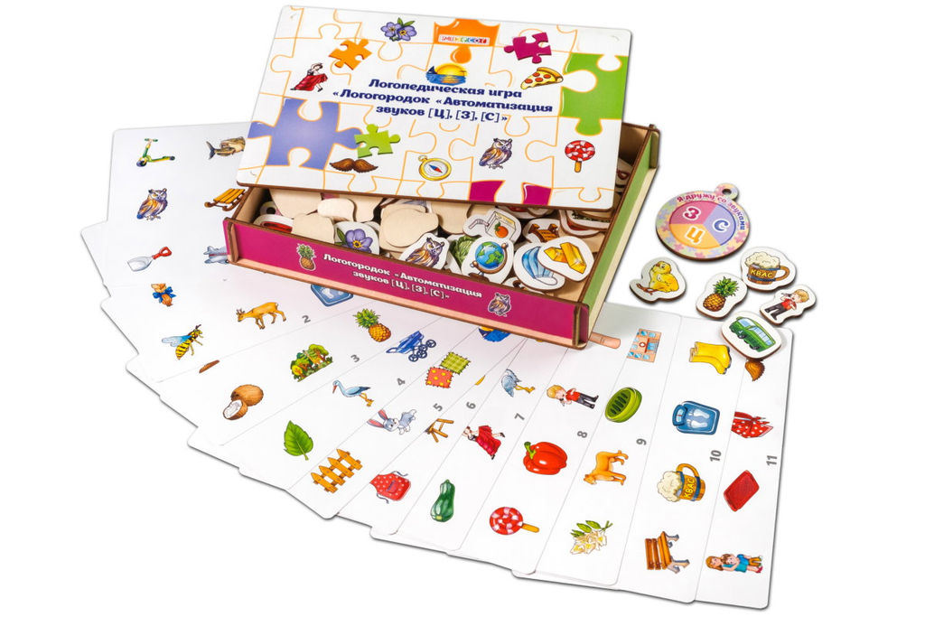 Логопедическая игра Логогородок. Автоматизация звуков Ц, З, С - Smiledecor фото 2