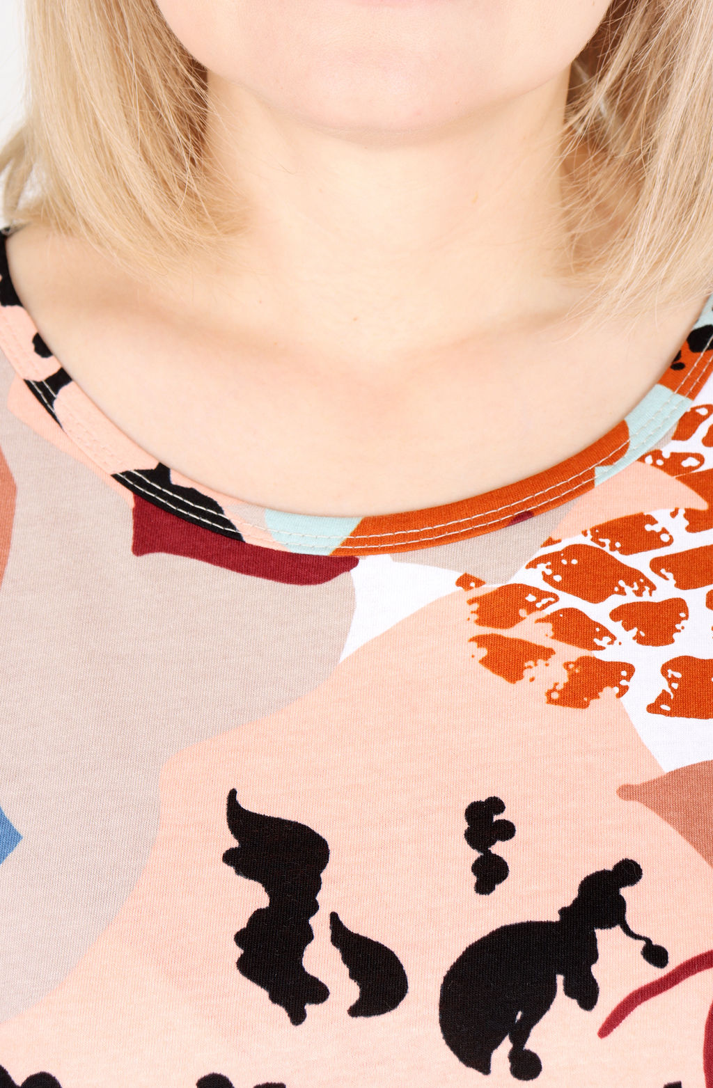 Платье Кассандра Х-483 (46-62) кулирка. Цвет в ассортименте - Лотос фото 12