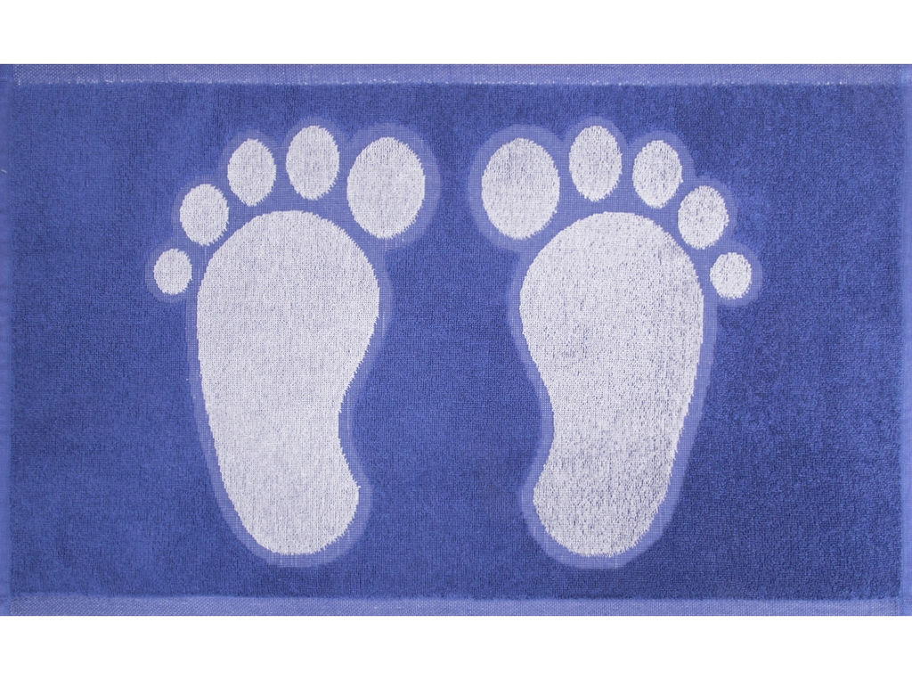 Полотенце махровое 6с104.411ж1 Коврик-ножки(пурпур2) 67х40см