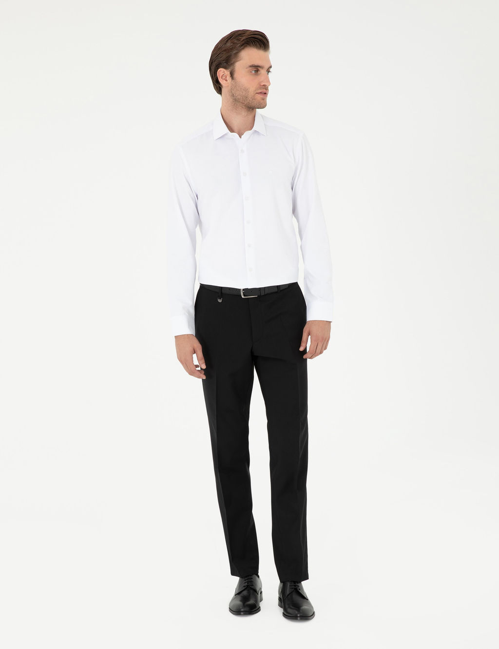 Beyaz Slim Fit Arm_rl_ Uzun Kollu G_mlek - Pierre cardin фото 4