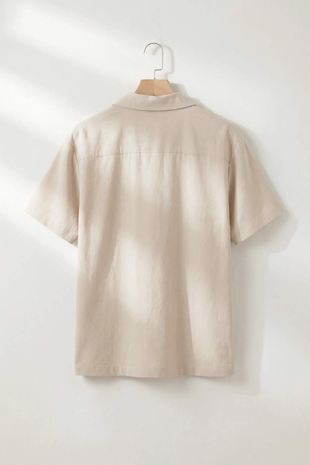 Ekru Oversize Erkek Gomlek TMNSS26GO00022 - Trendyolmilla фото 6