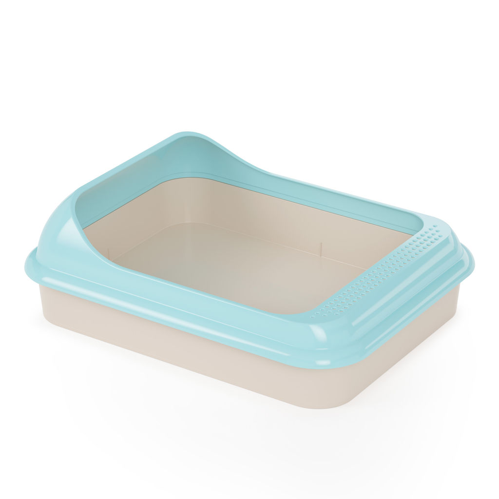 Лоток с бортом "Барсик"/"Мур-мяу"455х355х150 мм, арт. А(М6931), (М7847)