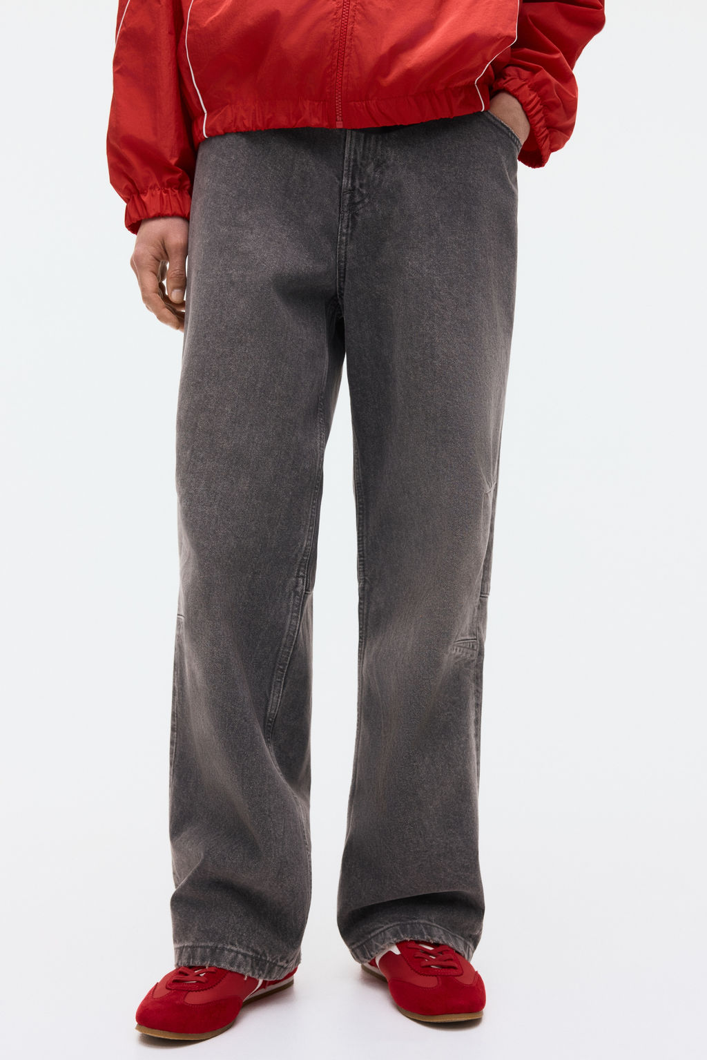 Vaquero baggy con pinzas - H&m фото 9