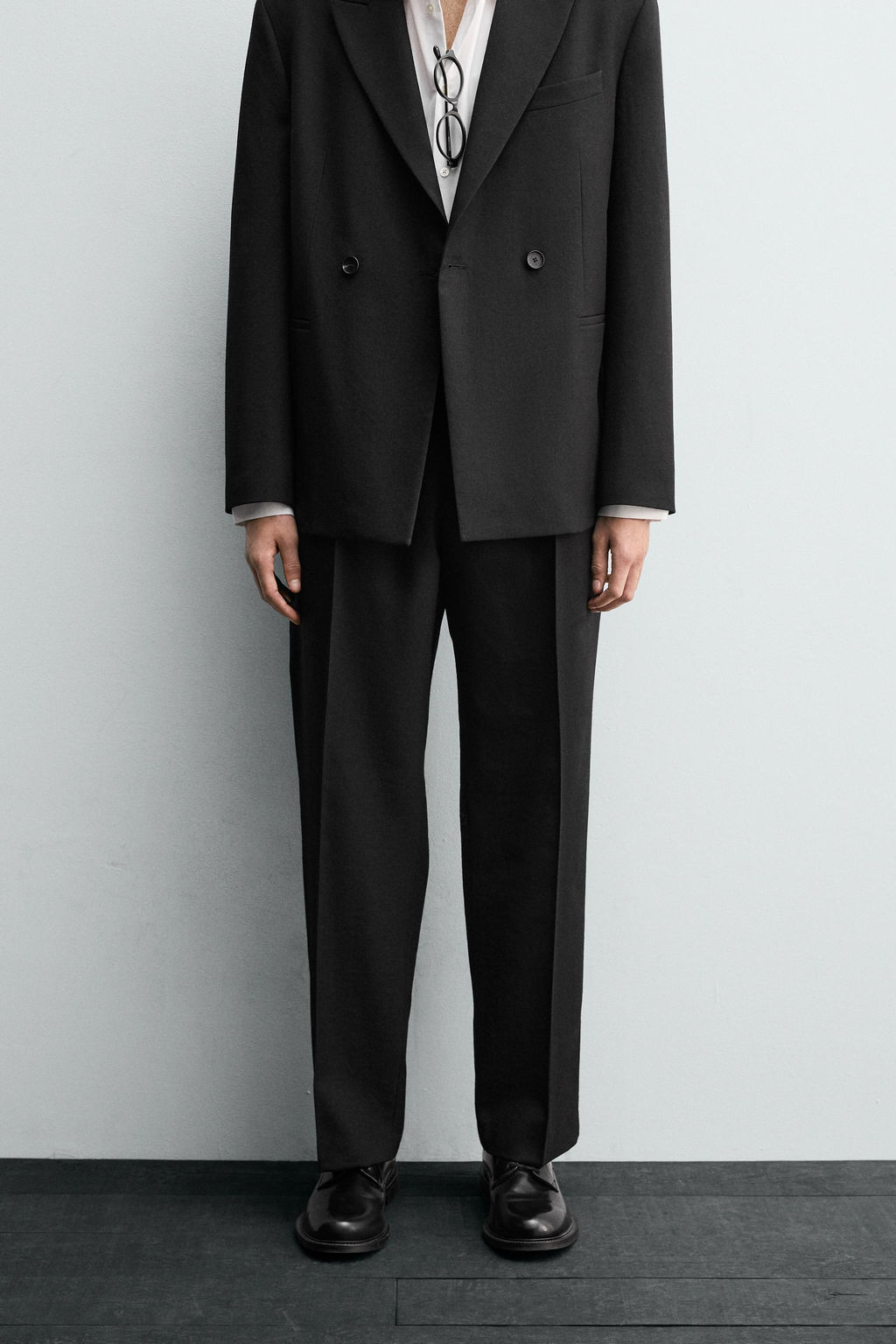 100% WOOL SUIT TROUSERS - Zara фото 2