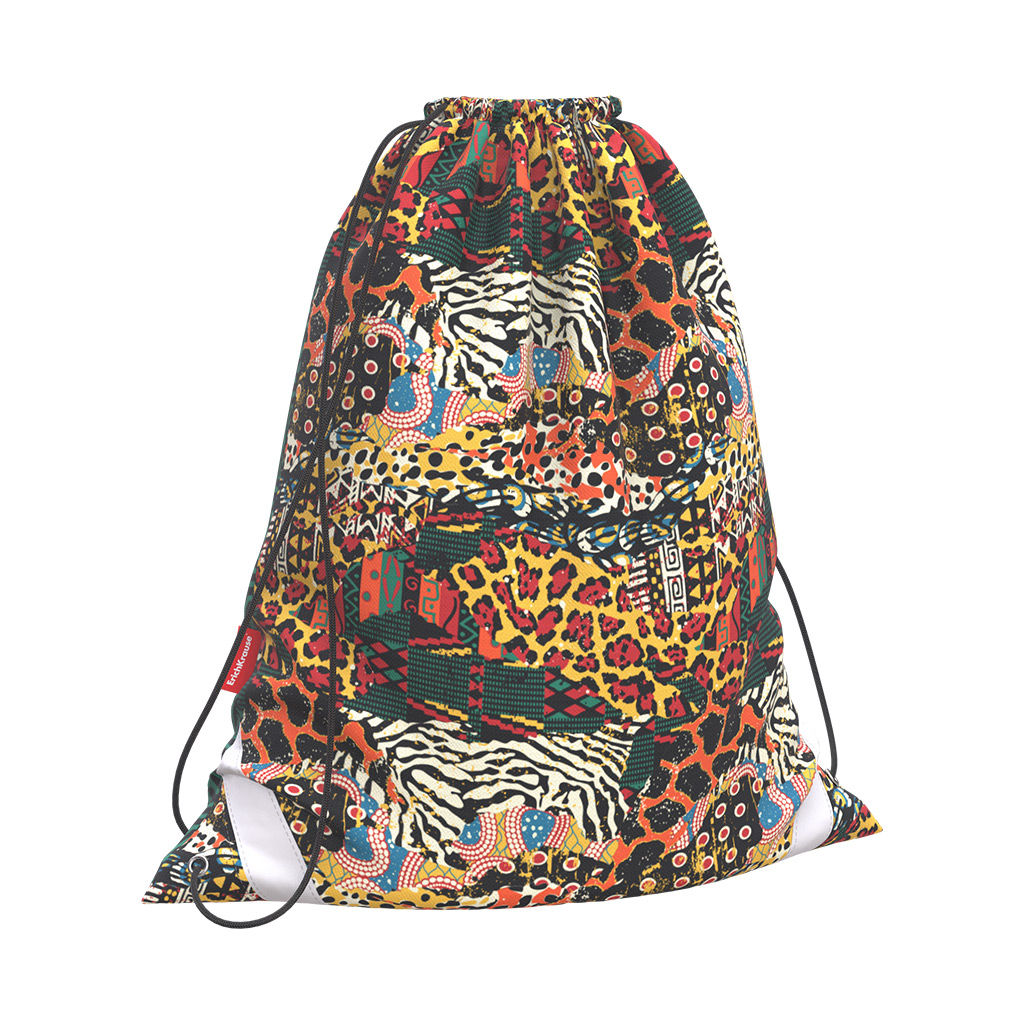 Цена за 1 шт. Мешок для обуви ErichKrause® 365x440мм Africa Color