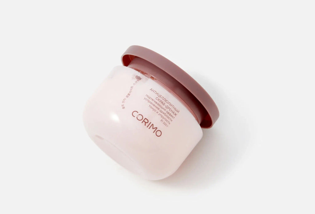 Corimo Скраб-дренаж для тела Антицеллюл с маслом жожоба и соком персика 350г (Китай)