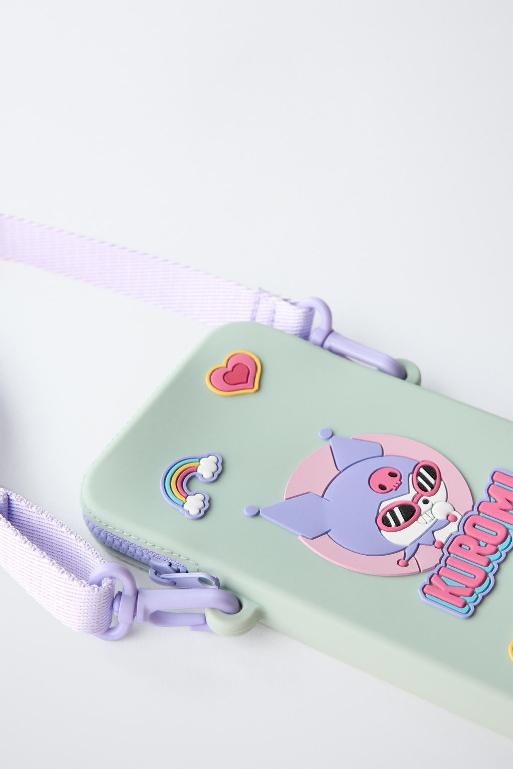 KUROMI SANRIO RUBBERISED MOBILE PHONE POUCH - Zara фото 3