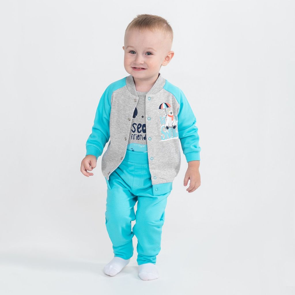 CRB wear/CWNB 70109-40-289 Брюки для мальчика, бирюзовый/Ex.Cherubino  фото 2