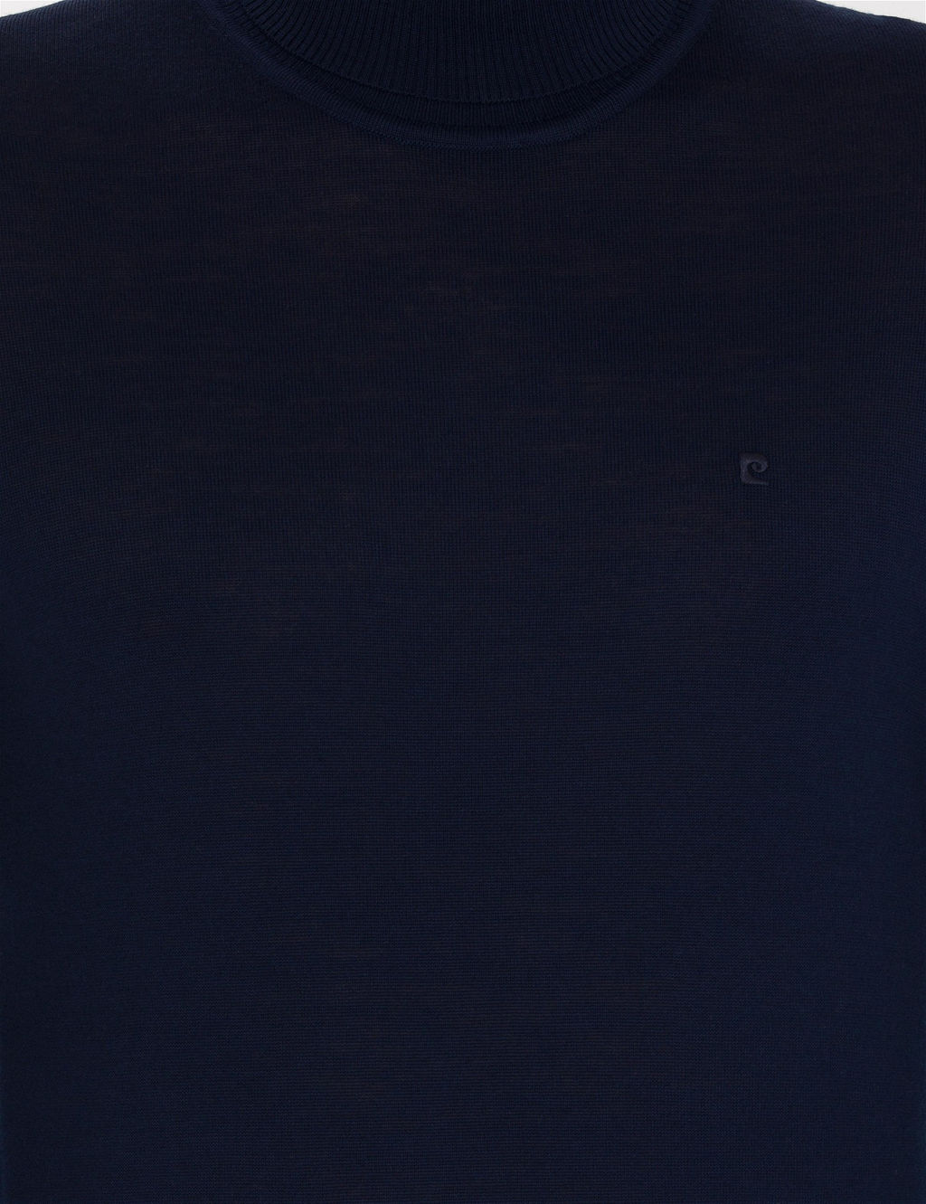 Lacivert Slim Fit Bal_k__ Yaka Y_n Kar___ml_ Basic Triko Kazak - Pierre cardin фото 6
