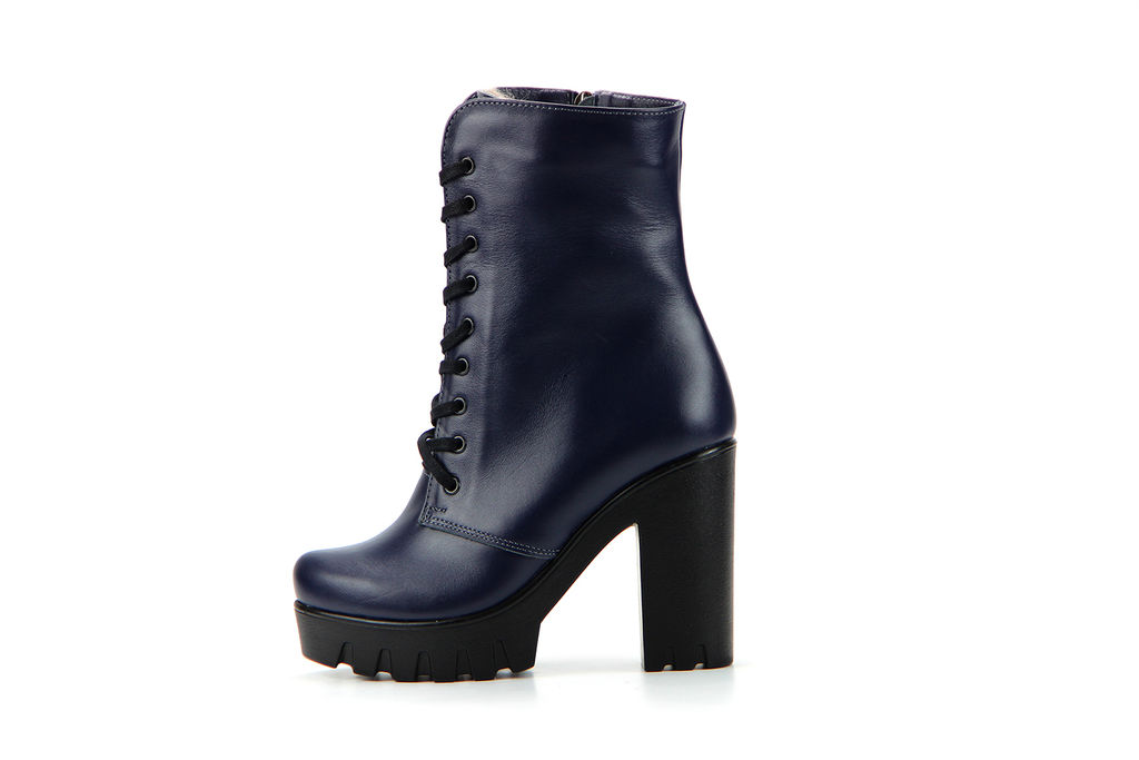 Ботильоны 902.blue.828/Шерсть