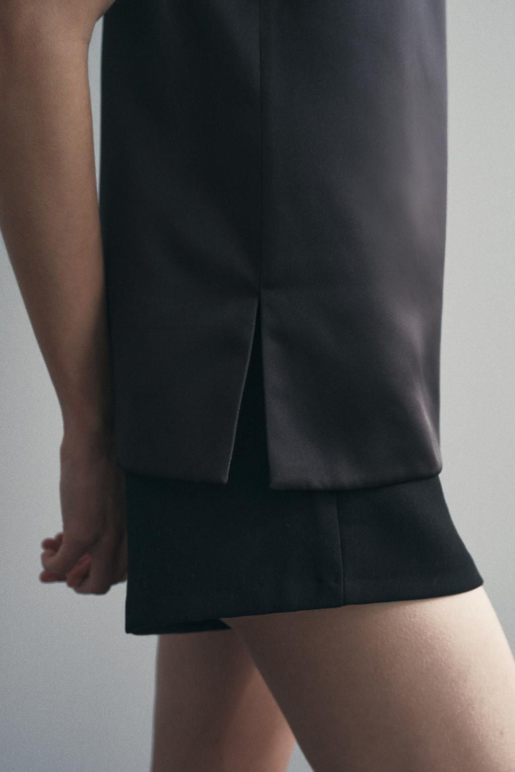 MINIMAL HEAVY SATEEN TOP - Zara фото 3