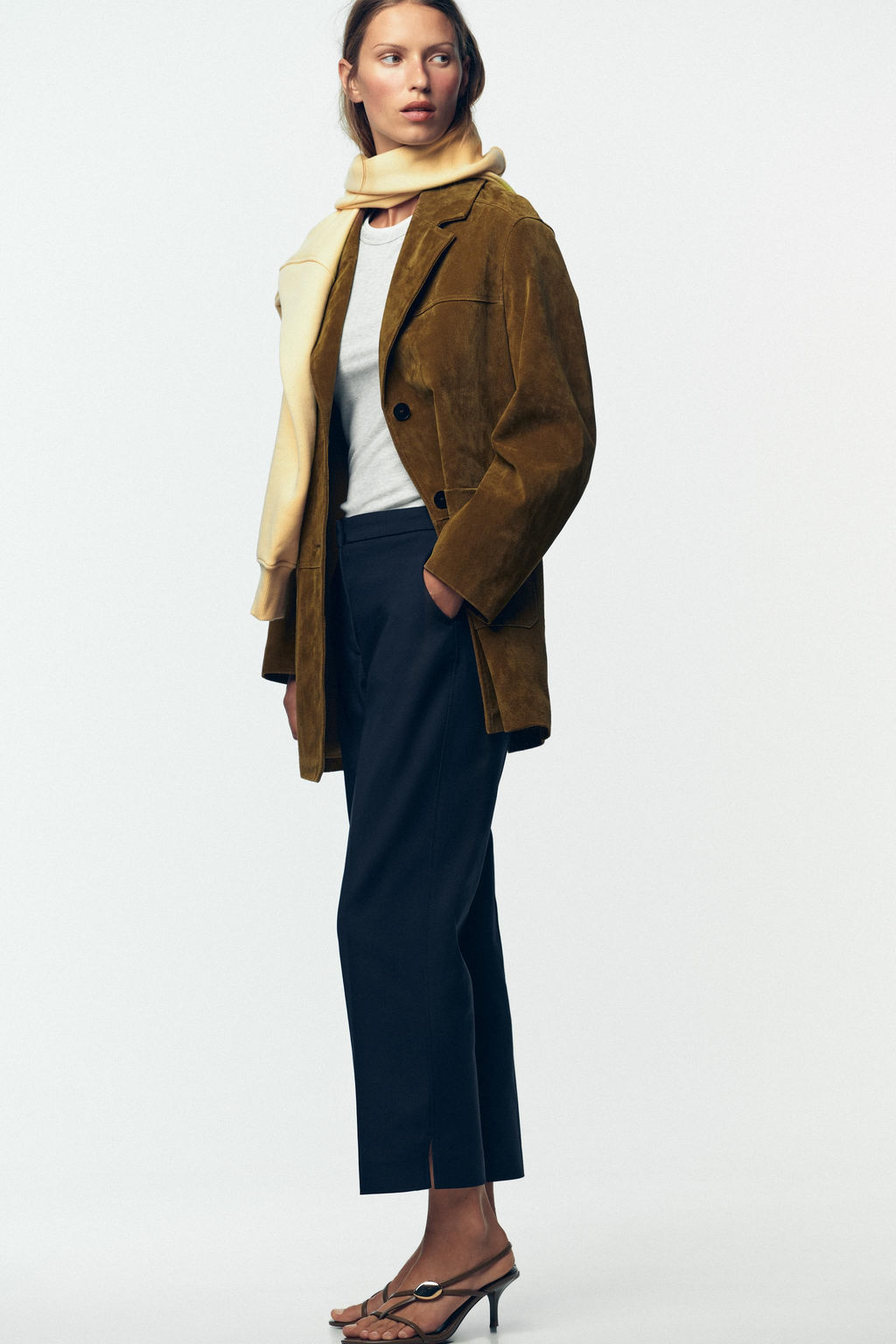 TROUSERS WITH VENT ON THE HEM - Zara фото 3