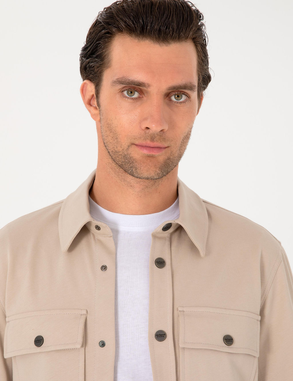 Bej Regular Fit %100 Pamuk Ceket G_mlek - Cacharel фото 2