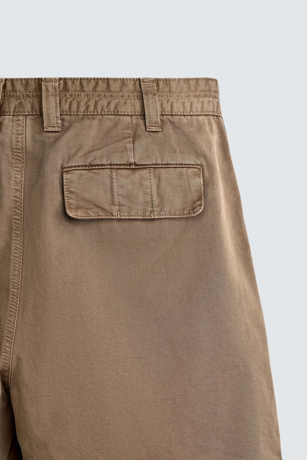 BERMUDA LAVADO EFECTO VINTAGE / Marr?n claro - Zara фото 9