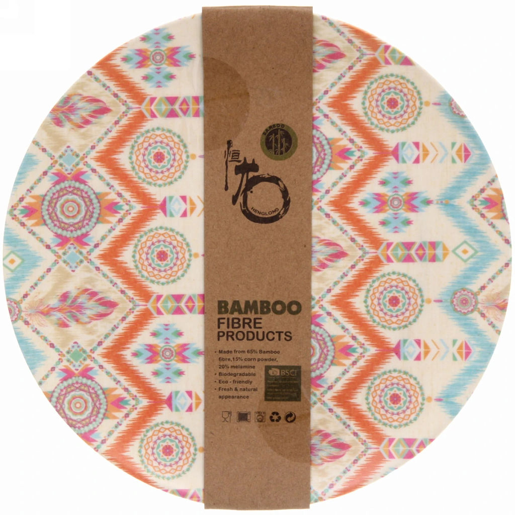 Цена за 2 шт. Тарелка "Eco Life" 20см, орнамент